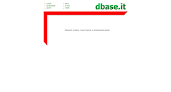 Desktop Screenshot of dbase.it