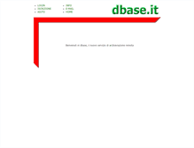 Tablet Screenshot of dbase.it